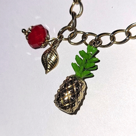 Talbots Fruit Charm Bracelet - Picture 8 of 9